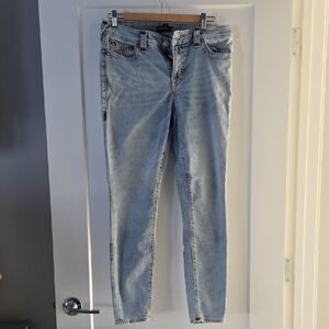 True Religion Women's Light Blue Skinny Jeans